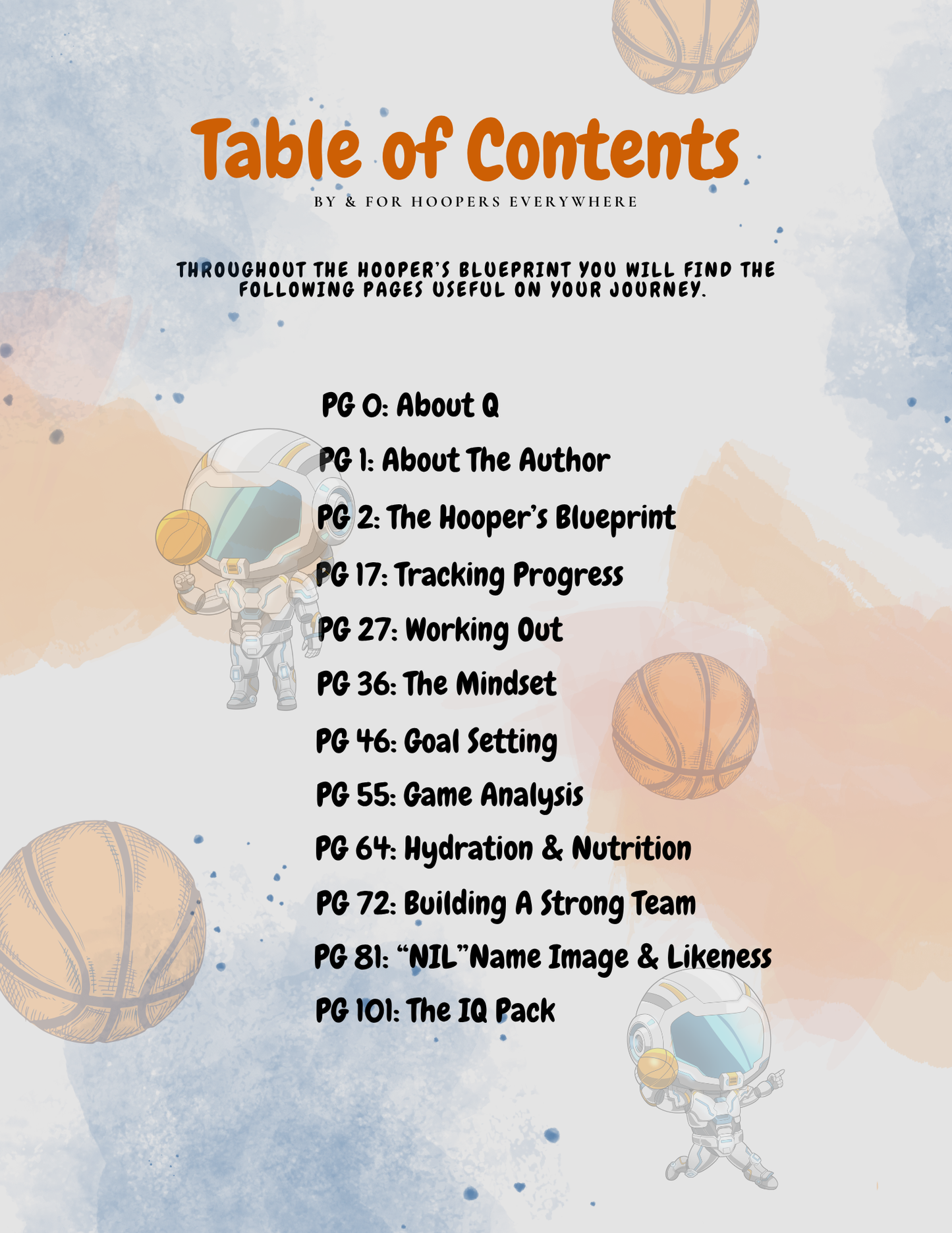 The Hooper's Blueprint: The Basketball Journal