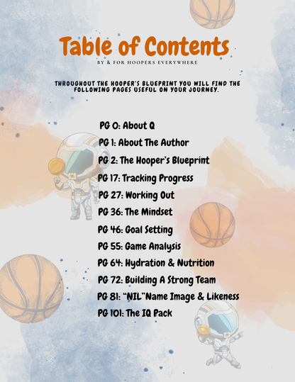 The Hooper's Blueprint: The Basketball Journal