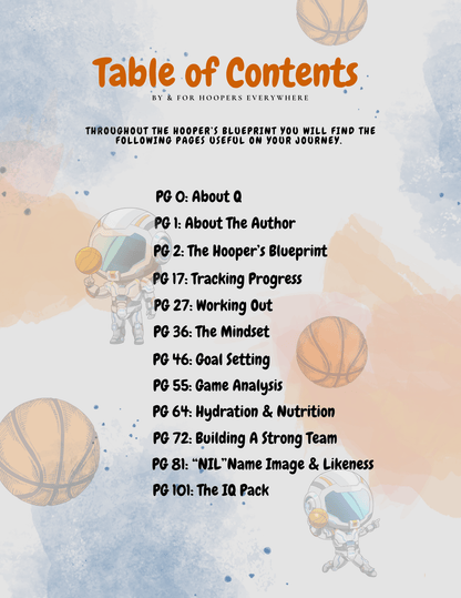 The Hooper's Blueprint: The Basketball Journal - The Hooper's Blueprint