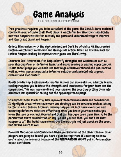 The Hooper's Blueprint: The Basketball Journal - The Hooper's Blueprint